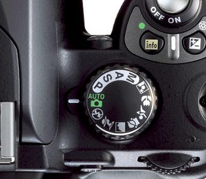 Das Einstellrad der Nikon D40