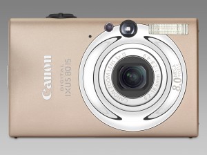 Canon Digitalkamera Ixus 80 is