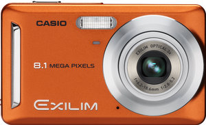 In Orange: Die Casio Digitalkamera Exilim Z9