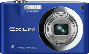 Casio Exilim Z 100 Megapixel Digitalkamera in blau