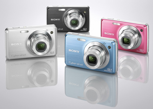 Sony bringt neue Cybershot Digitalkameras: W 210, W 220, S950