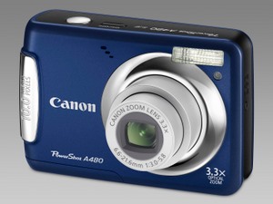 Canon PowerShot A480 BLUE (Foto: Canon)