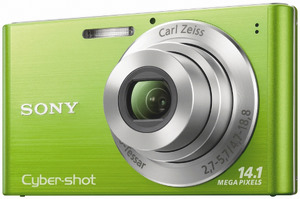 Sehr schlank: Sony Cybershot DSC-W320 G Digitalkamera