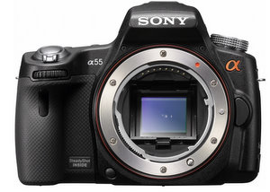 Spiegel-Trick: Sony Alpha 55 D-SLR Digitalkamera