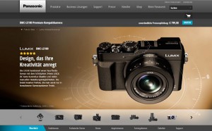 Screenshot panasonic.de